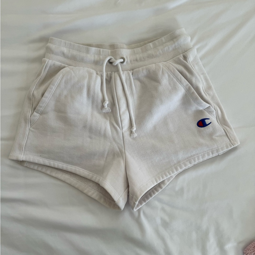 Champion white shorts